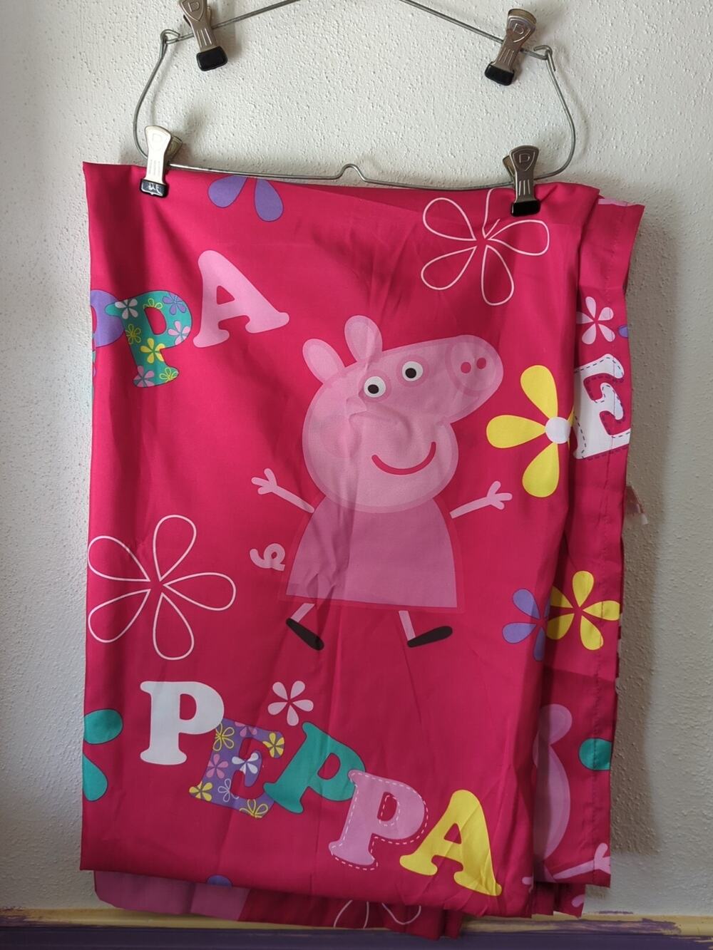 Peppa Pig Twin Flat Sheet Wonderful Condition